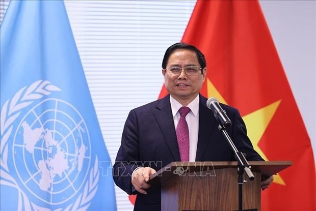 PM Chinh works with Permanent Delegation of Vietnam to UN